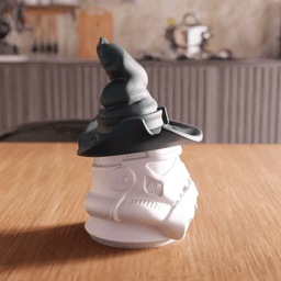 Stormtrooper Witch Hat Figurine Statue 3d model