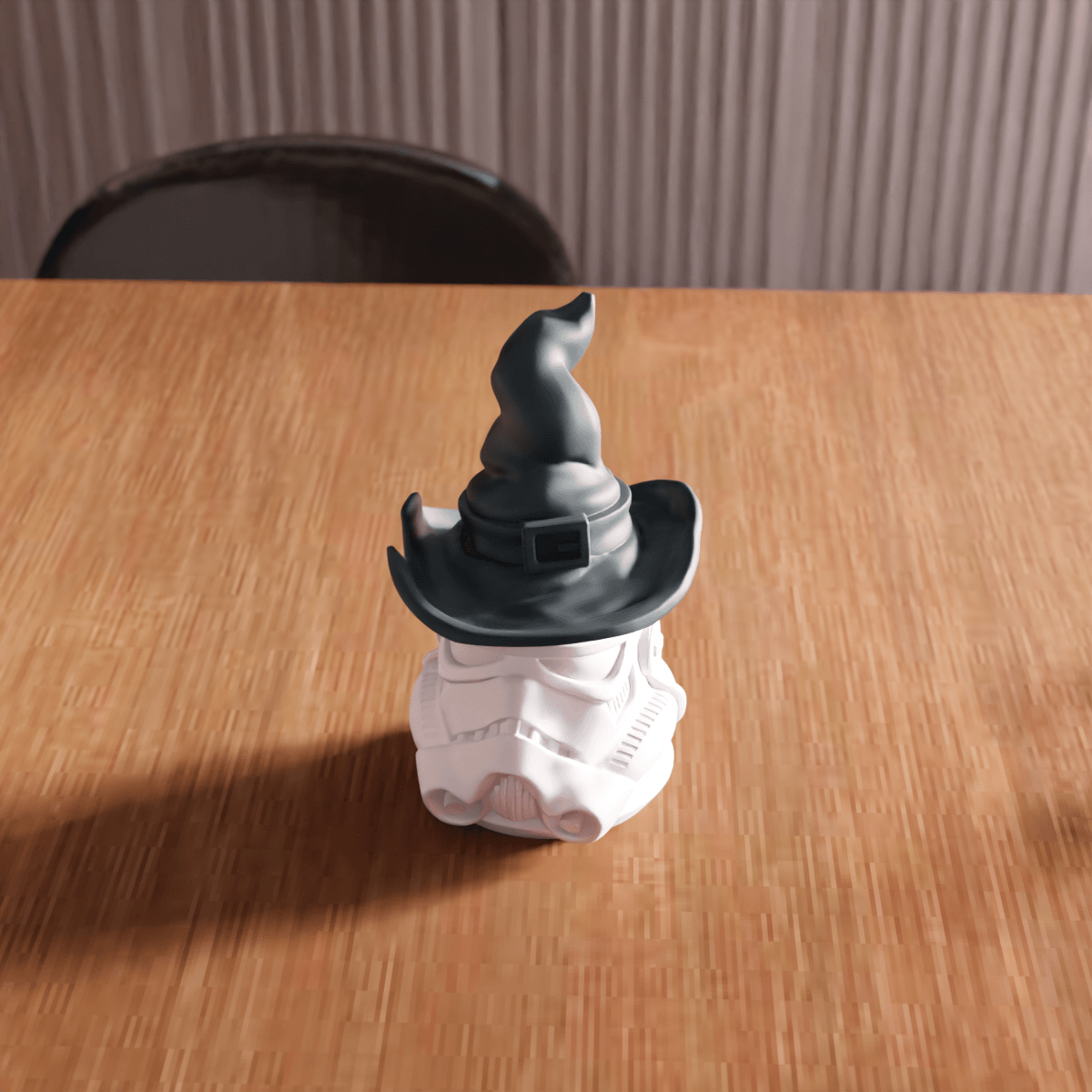 Stormtrooper Witch Hat Figurine Statue 3d model