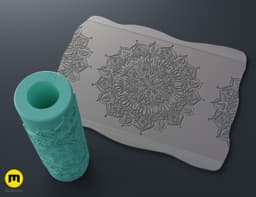 Texture Rollers - Mandalas #7 3d model