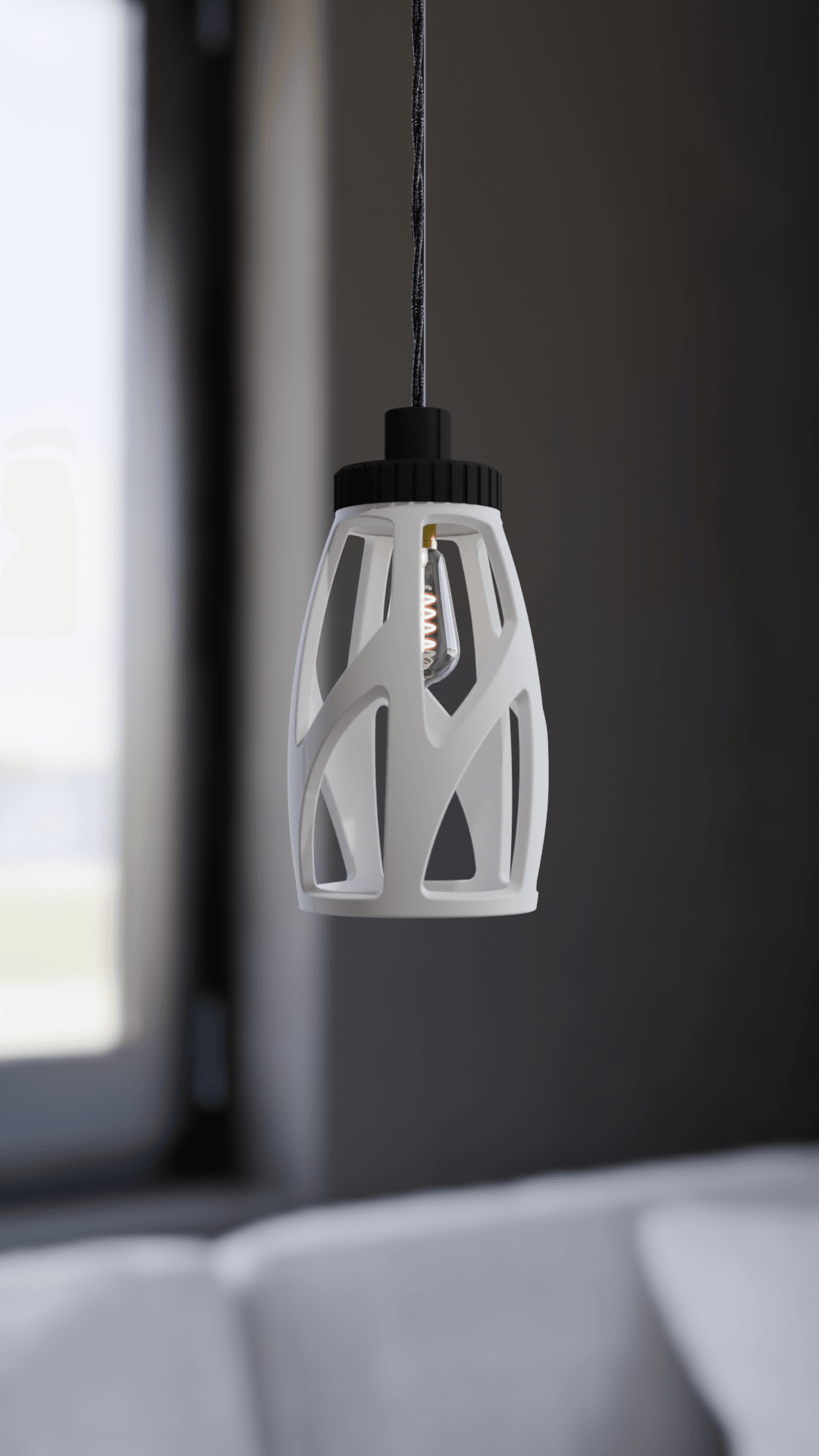 Modular lamp Shade 16 3d model