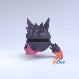 Gengar Mega Pokeball 3d model