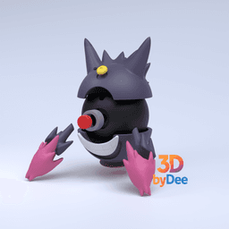 Gengar Mega Pokeball 3d model