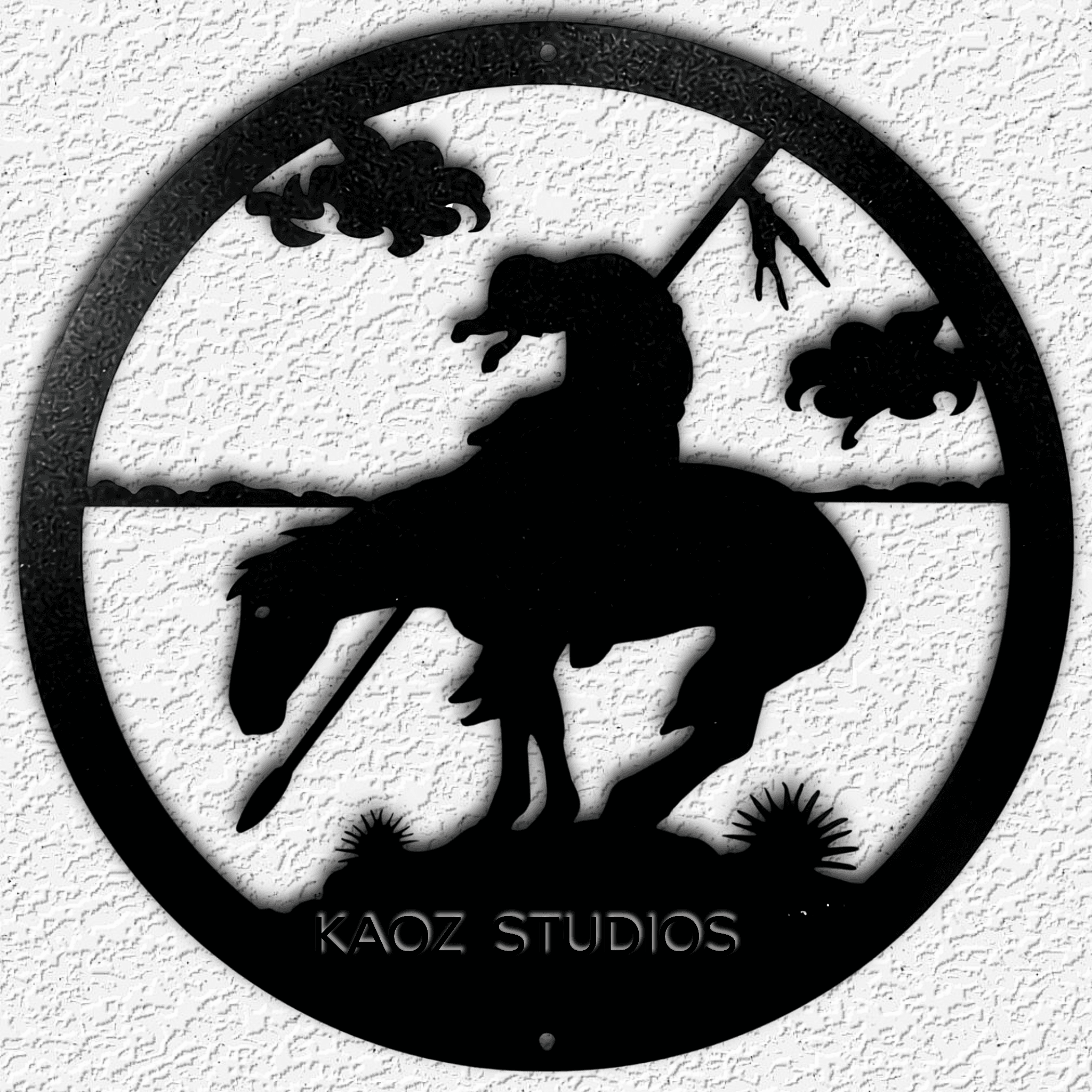Native American wall art Indian wall decor 3d model