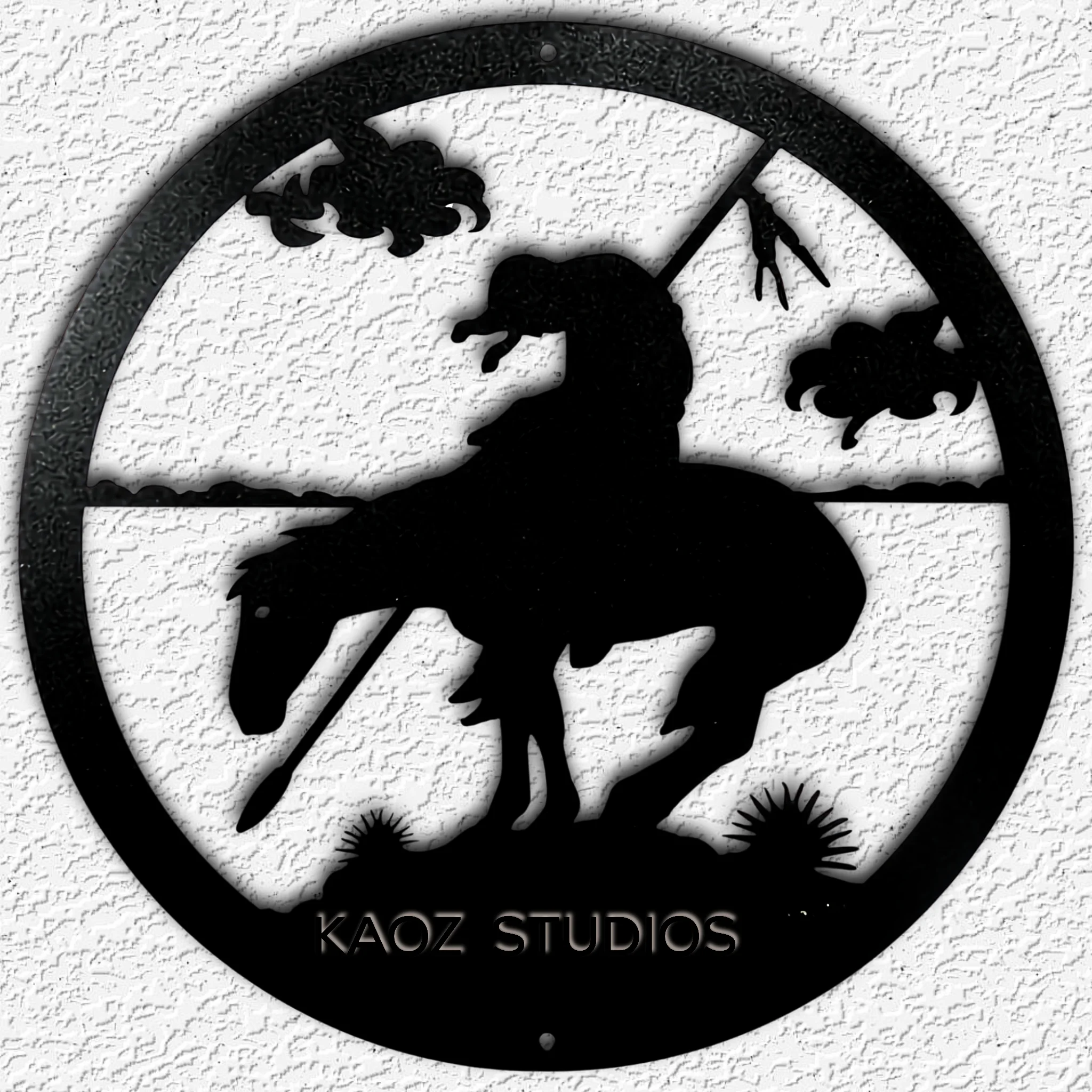 Native American wall art Indian wall decor 3d model
