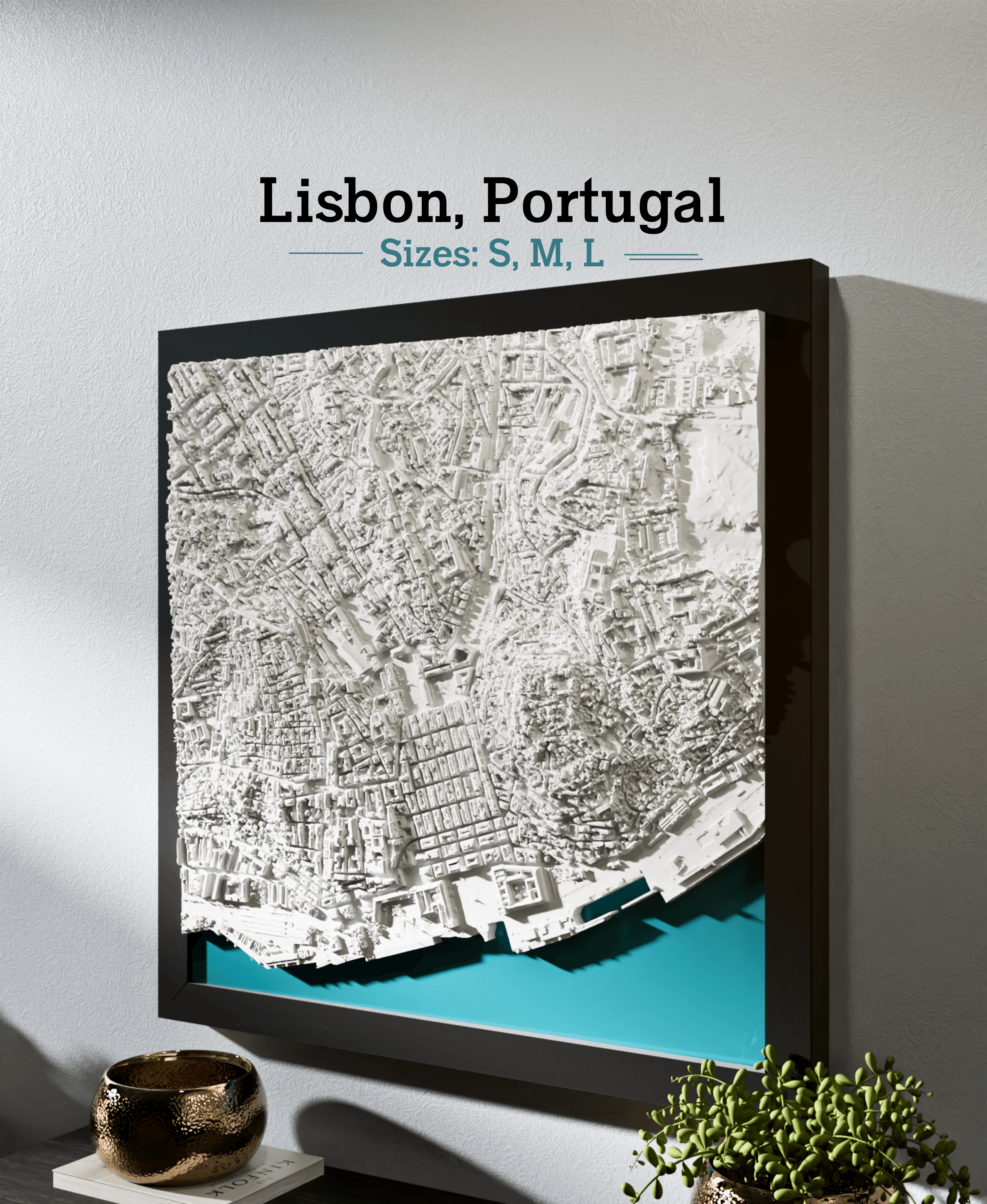Lisbon, Portugal - S, M, L, & XL 3d model