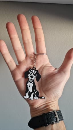 Delta pack 25 dog keychains 3d model