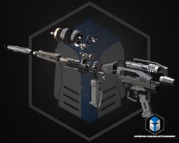 RX-78-2 Beam Rifle - 3D Print Files 3d model