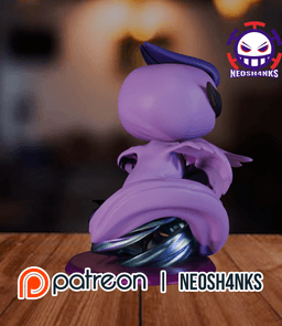 Articuno Galar Funko style 3d model