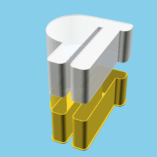 Paragraphe Symbol, nestable box (v1) 3d model