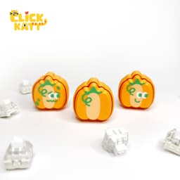 Pumpkin - Clicker Fidget Toy Keychain 3d model