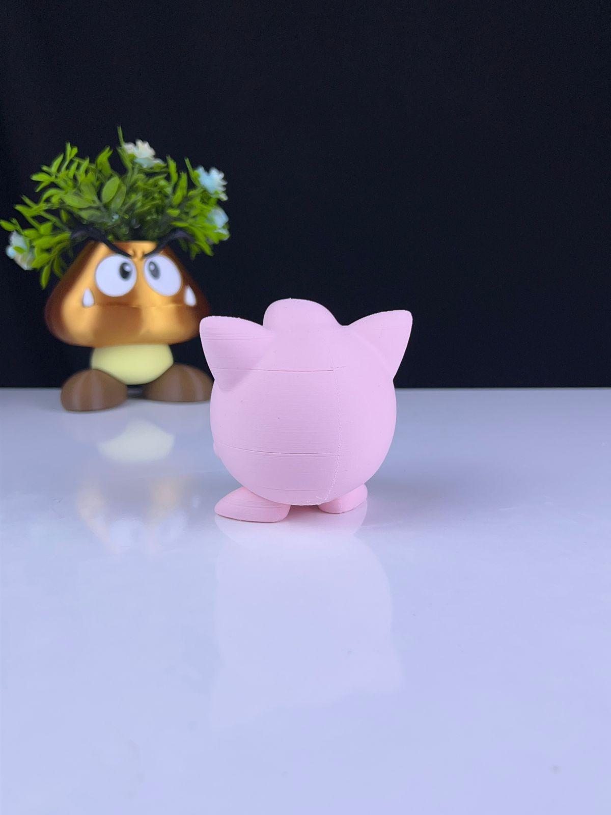 Heartful Jigglypuff Gift for your Wife / Husband - Multipart 3d model