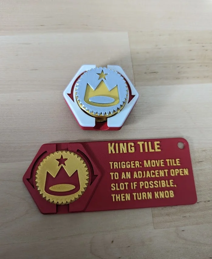 Printed great on my A1 mini! Used PLA silk gold+silver for the knob, PLA+ black for the base and spring, and Bambu PLA Matte in red and PLA Basic in white for the top base. Did some ironing on the top of the knob surfaces for that shiny surface as well.