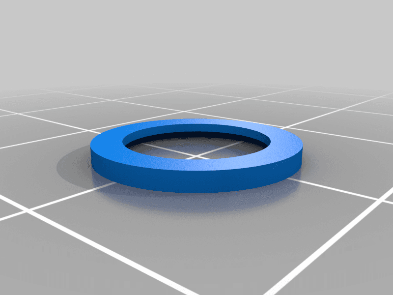 Skateboard Spacers and Washers 3d model