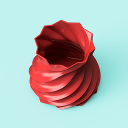 Twisted Spiral Vase 3d model