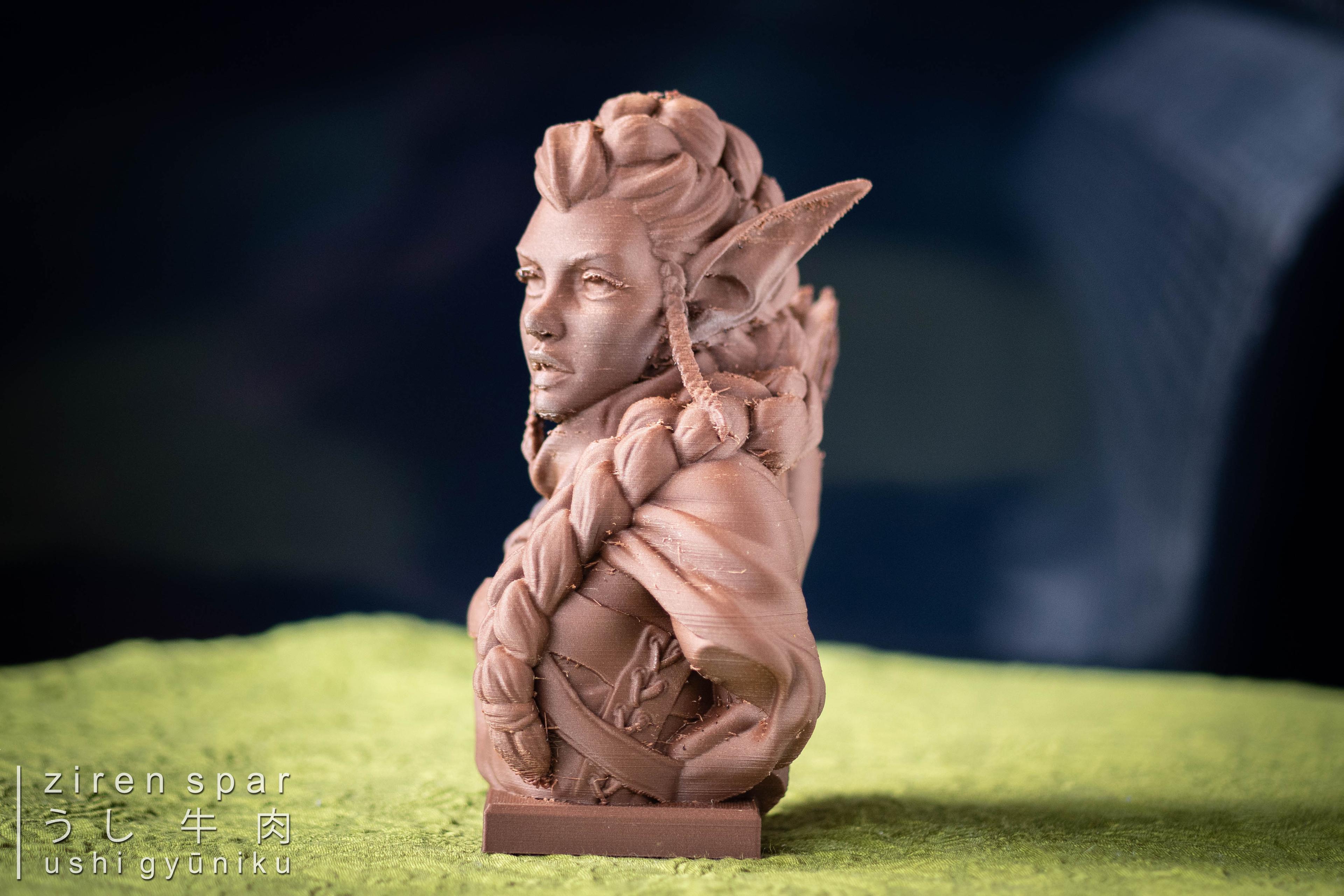 Elf Archer Bust Support Free - elf archer bust. the filament I used is two years since I opened which I simply dried and works fantastic except for the stringing as I didn't really try to find its sweet spot 😅
🧵 colorfabb corkfill
💾 iczfirz or kk11243234567891
🖨️ cetus3d w/ capricorn tube & diamondback nozzle
📐 ~295% scale, 180mm tall
📸 gears: niichan
🧩 assist: touchan & kāchan
#filamentfebruary - 3d model