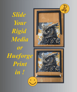 233 x 233mm Modular Picture Frame for Hueforge - TWIN SLOT 3d model