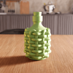 Woven Demijohn Potion Bottle 3d model