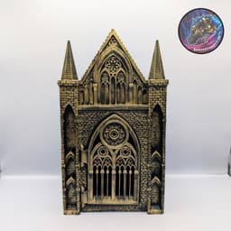 cathedral book nook 3d model