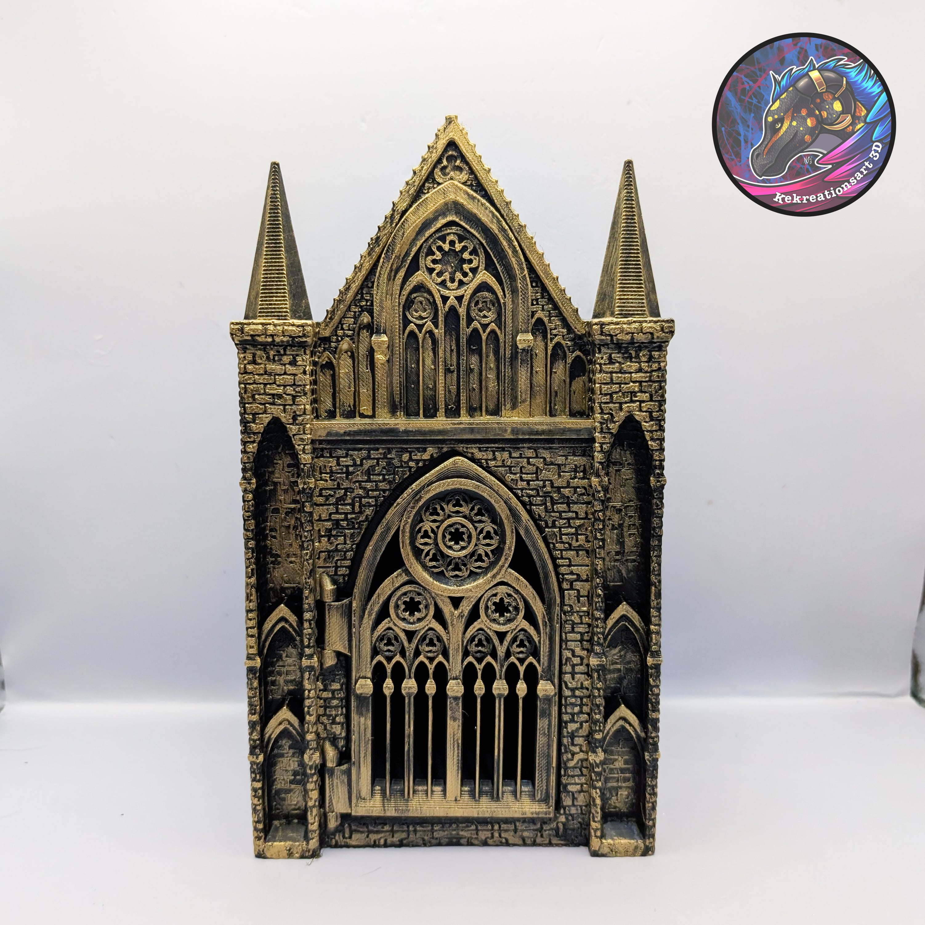 cathedral book nook 3d model
