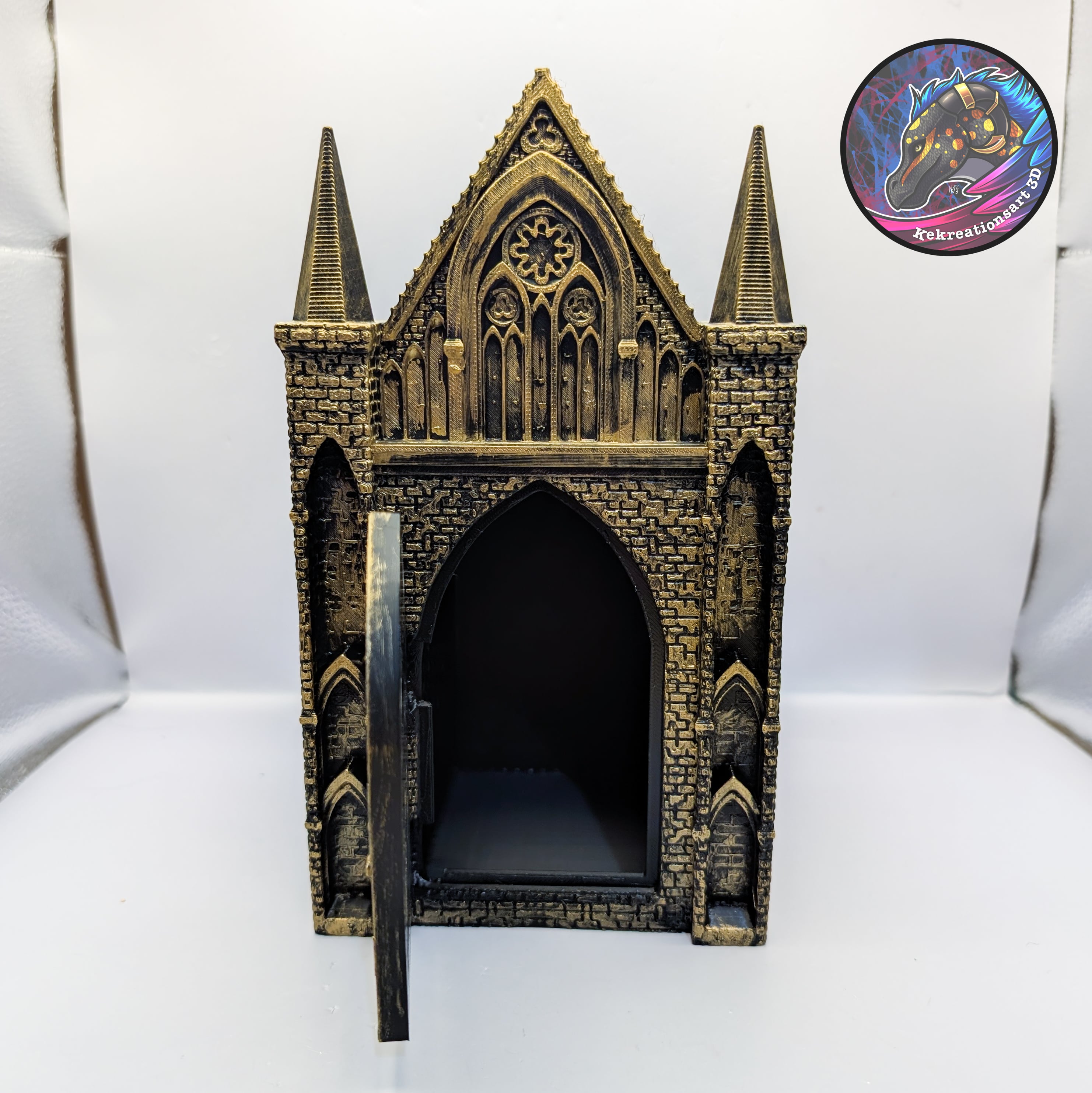 cathedral book nook 3d model