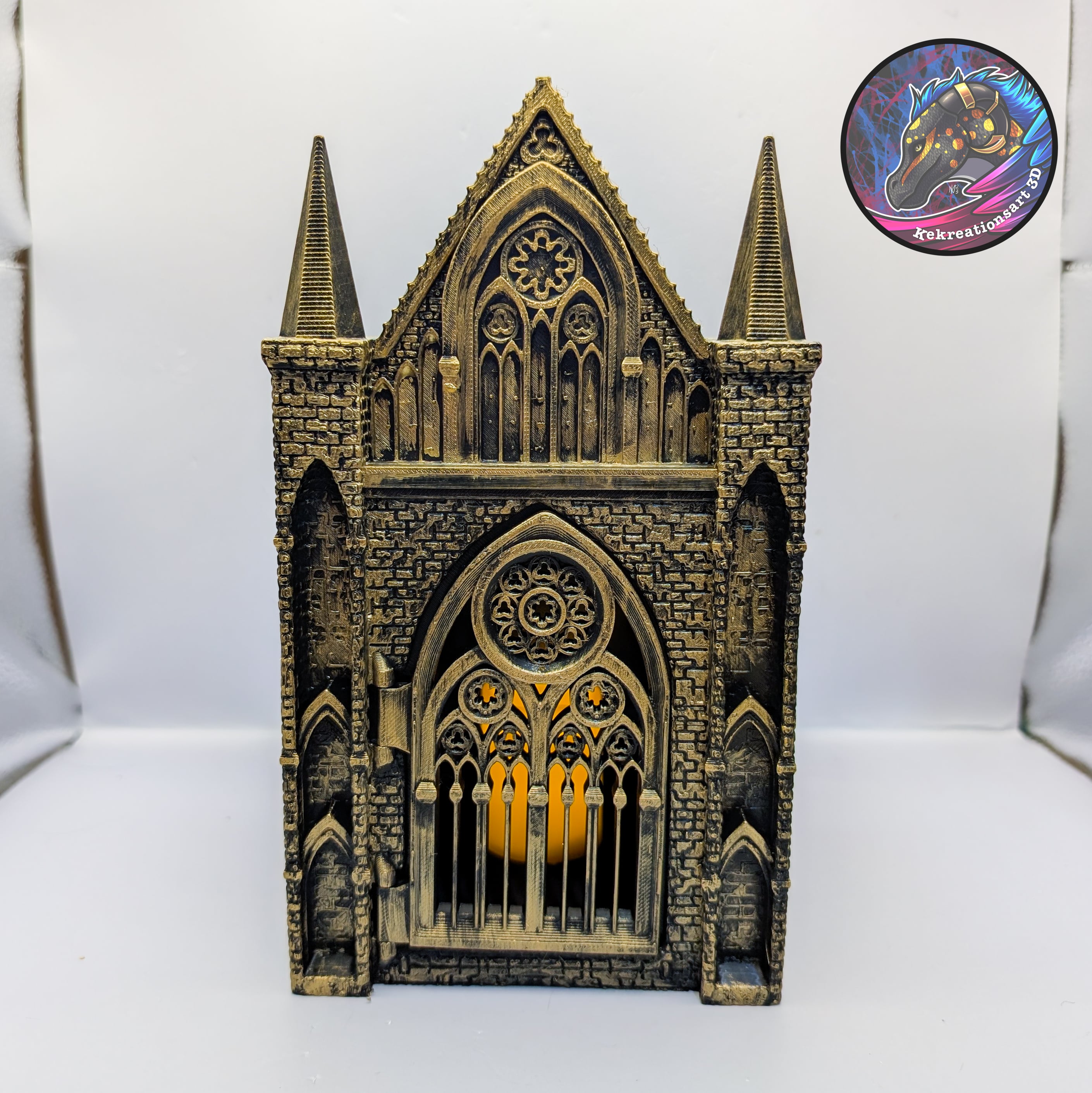 cathedral book nook 3d model