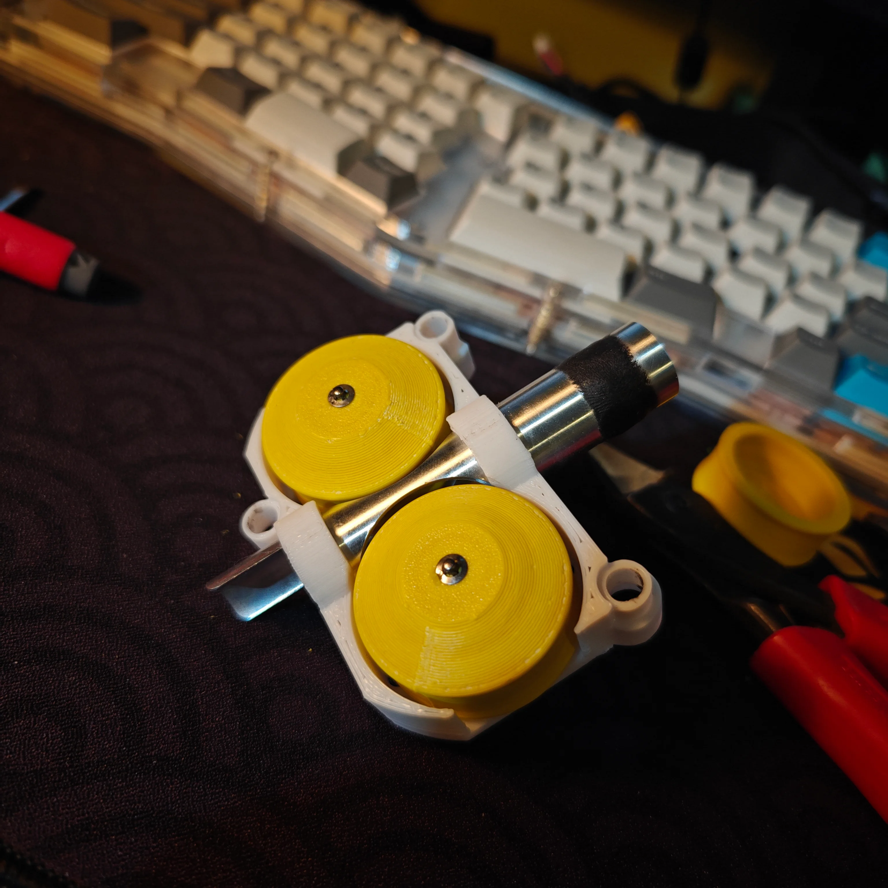 Nerf Blaster Flywheels - Flat and Curved 3d model