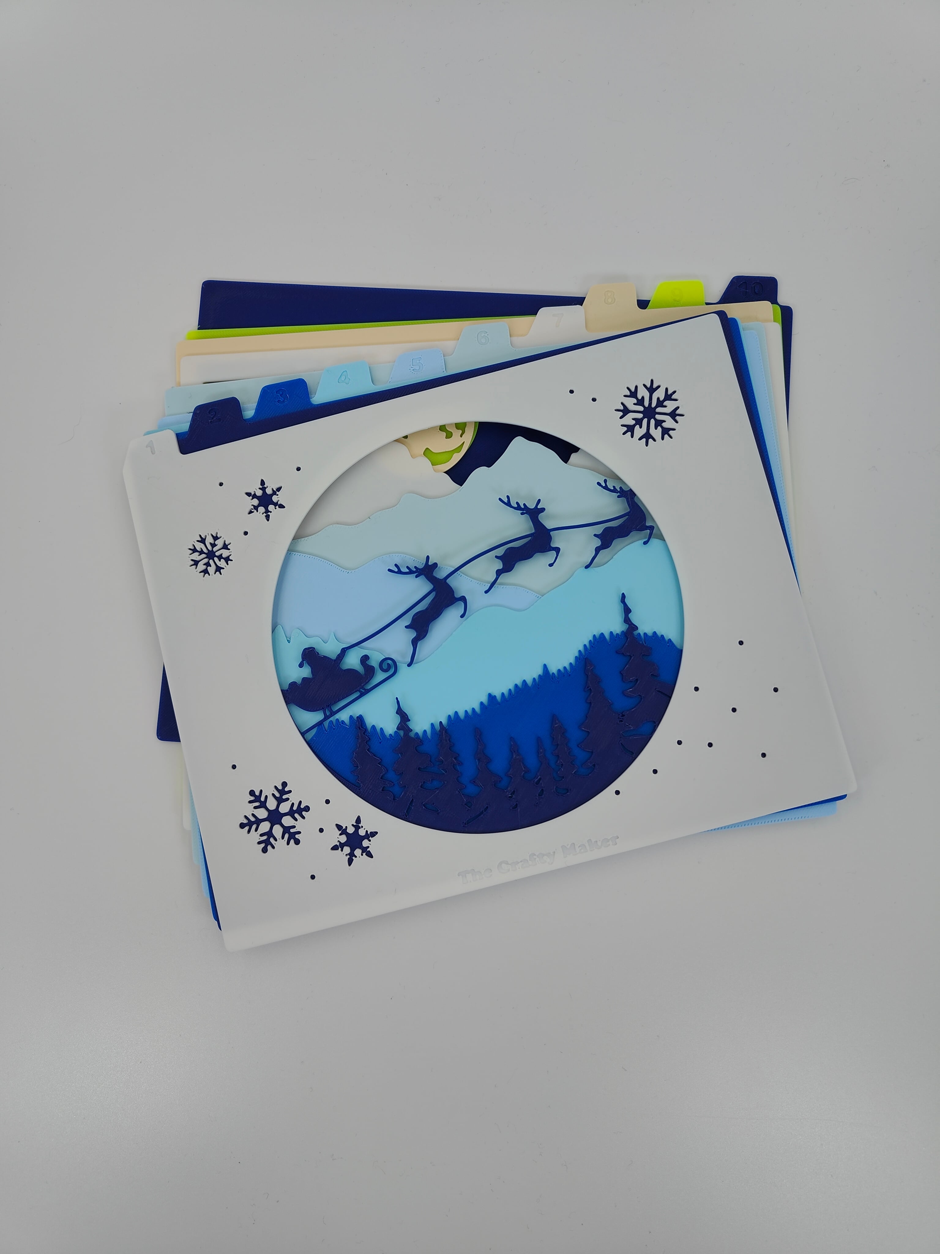 Christmas Shadow Box (B) 3d model