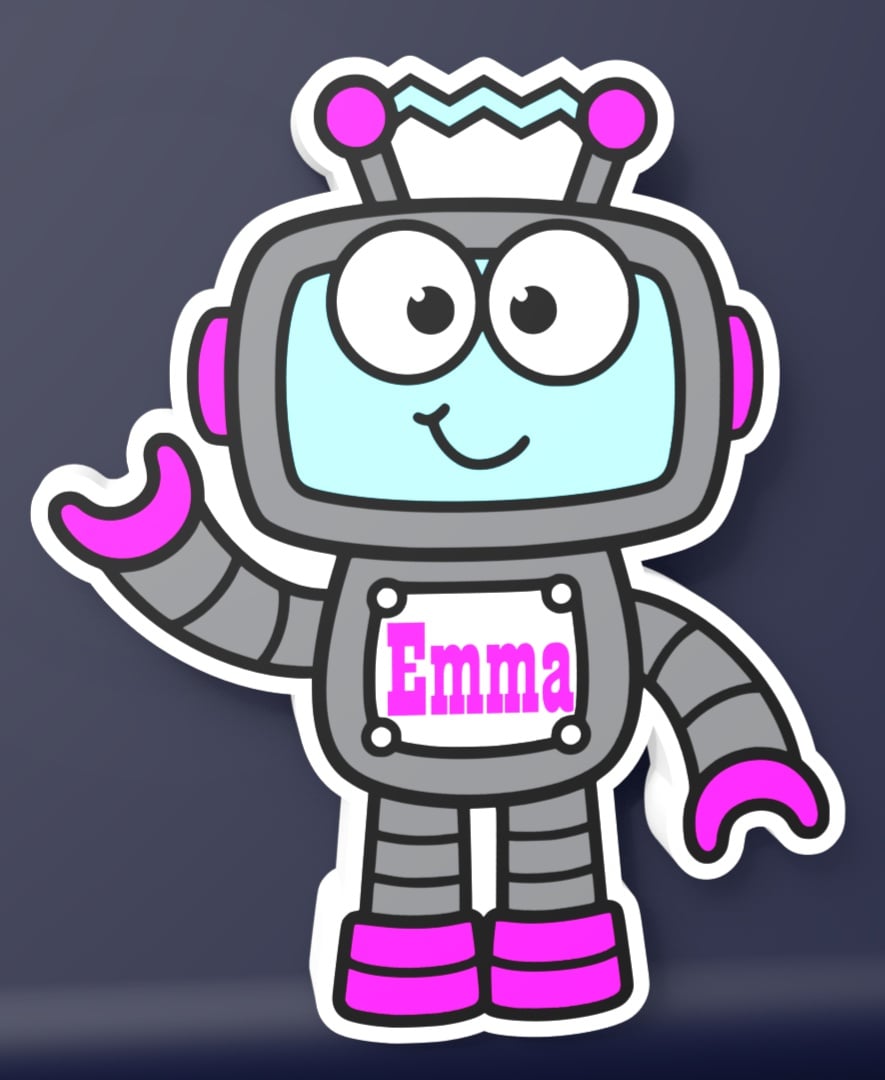 Cute Robot – LED Strip compatible 3d model