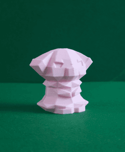 Snubbull Low Poly Pokemon 3d model