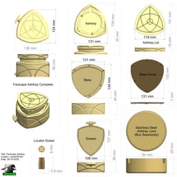 Farscape Ashtray 3d model