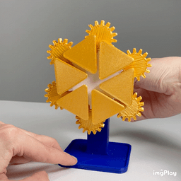 MECHANICAL FLOWER - MECHANISM GADGETS 3d model