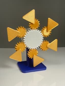MECHANICAL FLOWER - MECHANISM GADGETS 3d model