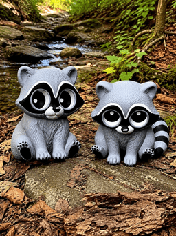 PEEPERZ Eye'm Watchin You Raccoon 3d model