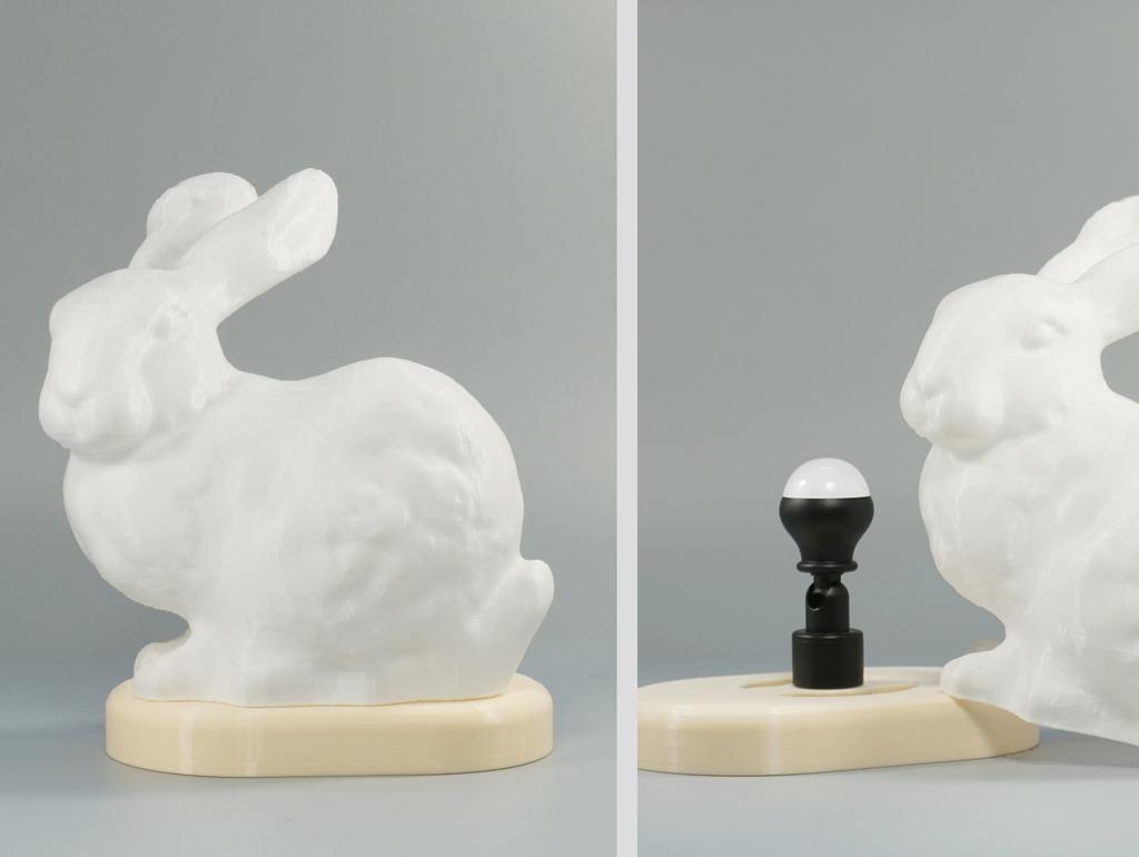 Stanford Bunny lamp 3d model