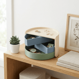 Spinning Organizer - Rotating Jewelry, Makeup and Desk Organizer - Storage 3d model