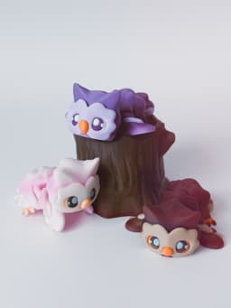 Owl flexi 3d model