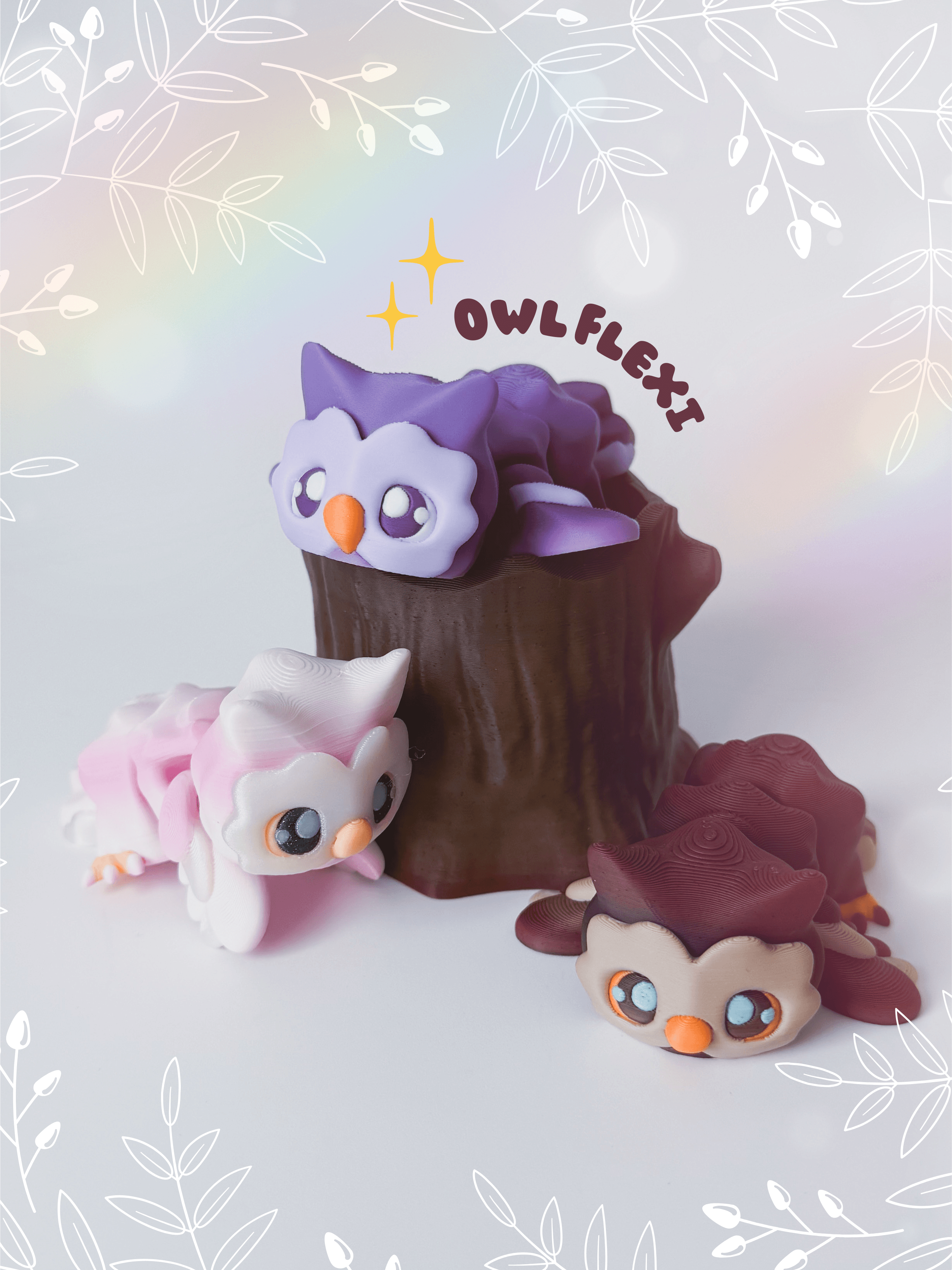 Owl flexi 3d model