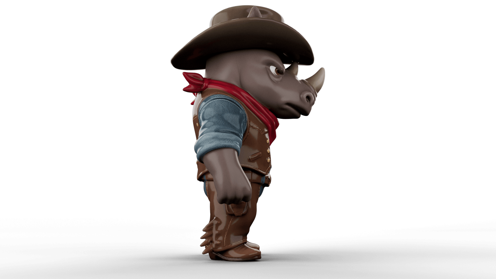 Cowboy Rhino 3d model