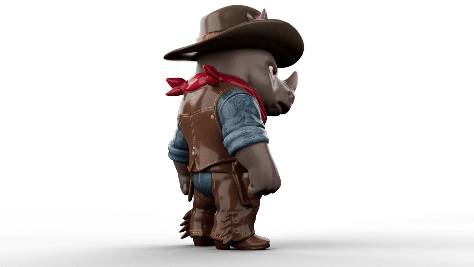 Cowboy Rhino 3d model