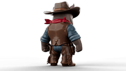 Cowboy Rhino 3d model