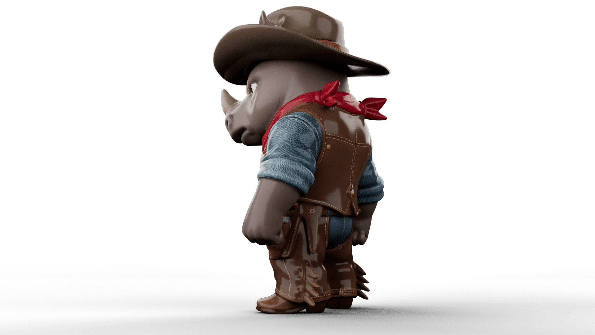 Cowboy Rhino 3d model