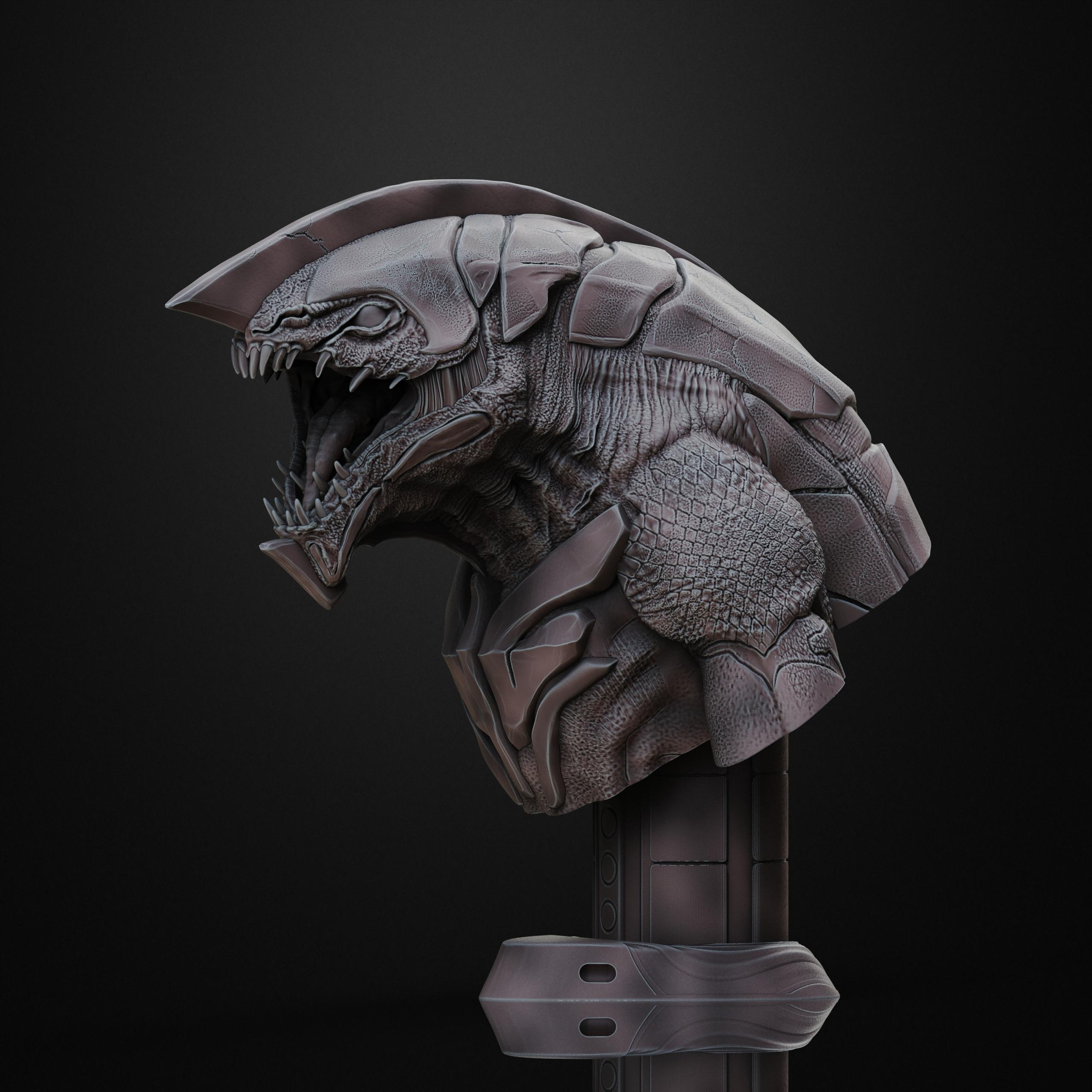 Khanivore Bust (Pre Supported) 3d model