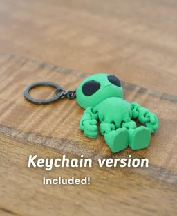 Able Alien - Articulated fidget alien 3d model
