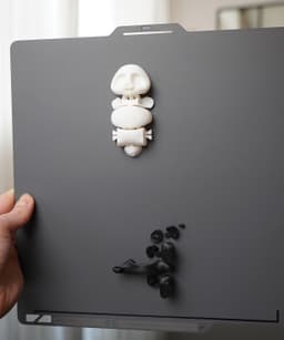 Peng the Flexi Panda - Magnetic Hand-Holding Companion 3d model