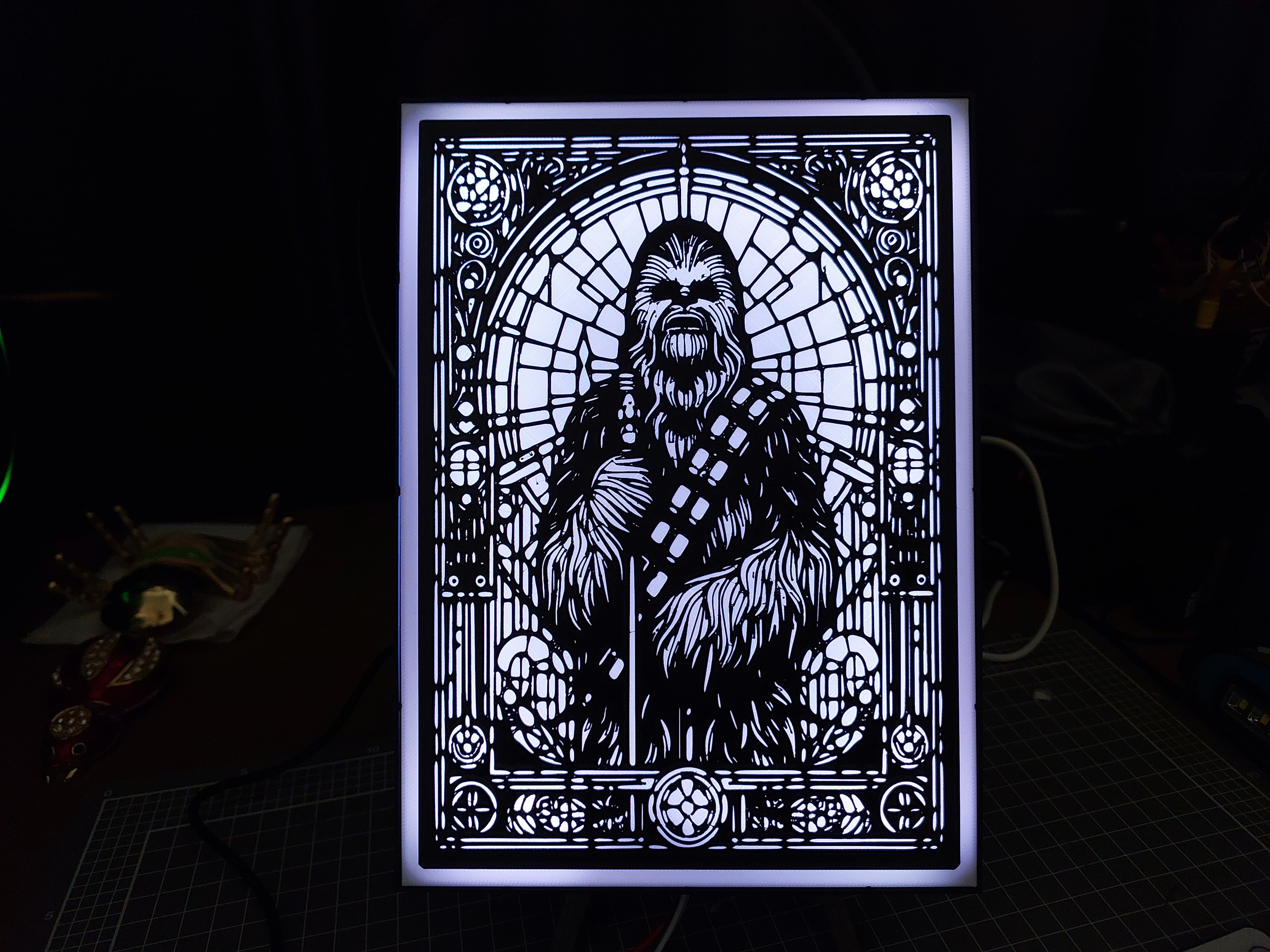 SW Wookiee, Wall Art 3d model