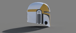 Imperial MK-2: Custom made Mandalorian Helmet STL File (3D Print File) 3d model
