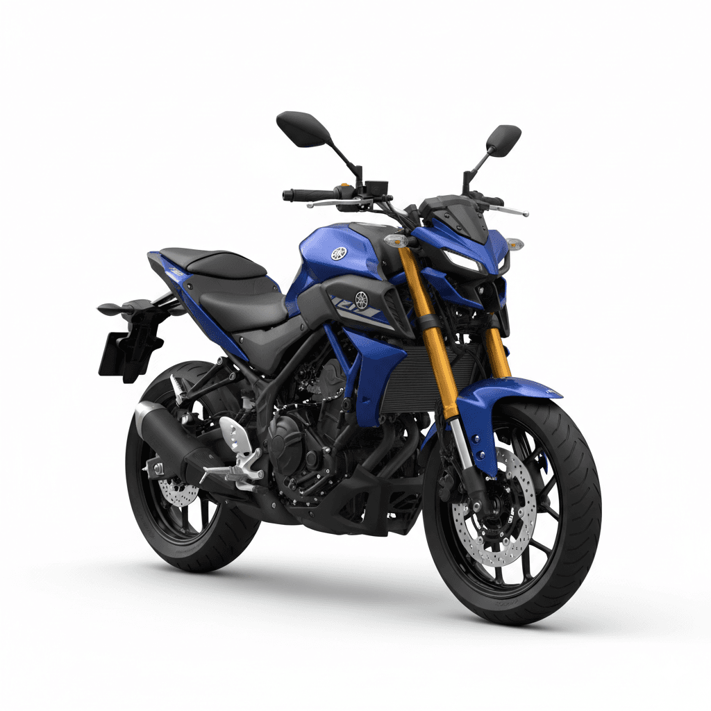 Motorcycle : Yamaha MT03 Naked Street Motorcycle 3d model