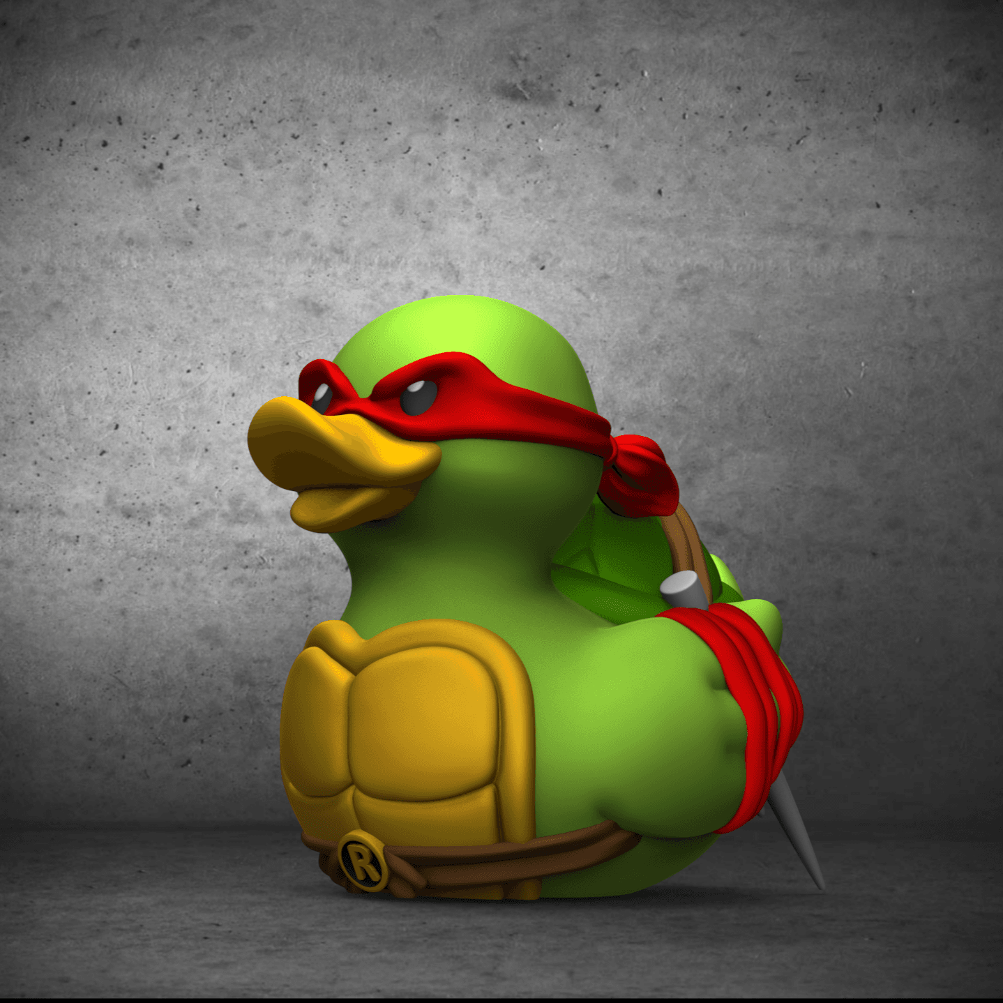 Raphael -TMNT Rubber Duckie  3d model