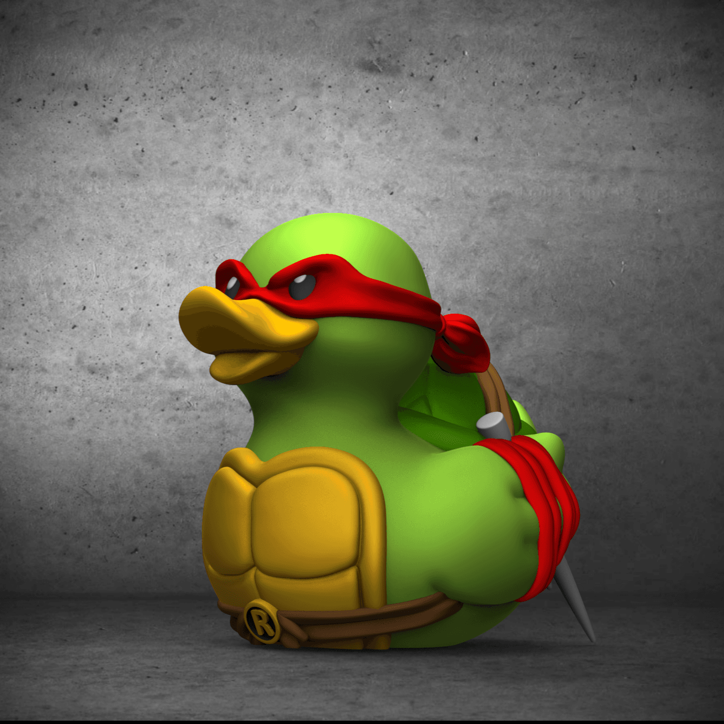 Raphael -TMNT Rubber Duckie 3d model