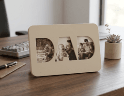 DAD Photo Frame, Father’s Day Gift from Son, Daughter, Picture Frame, Desk or Wall Decor, Printable 3d model